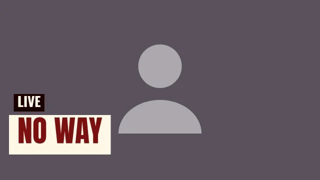 Reaction YouTube thumbnail template: Caption Box layout in the Hot Sauce colourway, sample words "NO WAY LIVE", with 1 empty photo slot (Your photo)